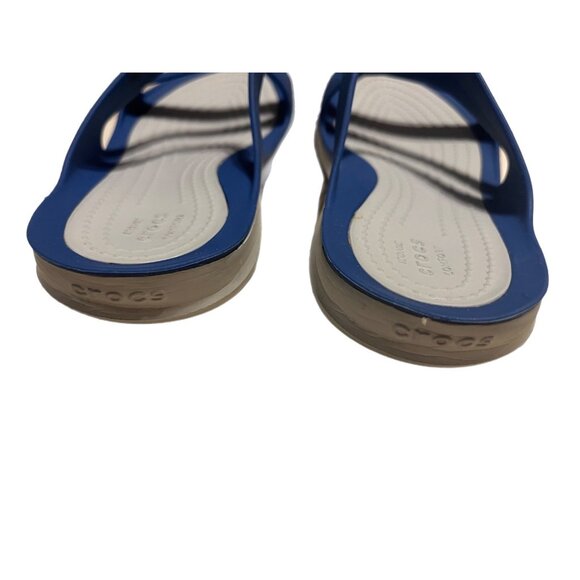 Crocs Women's Swiftwater Sandal Women’s blue Size 5 - Picture 6 of 7